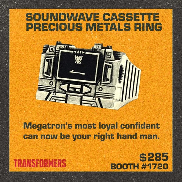 Han Cholo X Transformers 35th Anniversary Pin Soundwave Ring SDCC 2 (2 of 4)